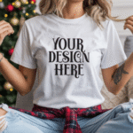Bella Canva 3001 Christmas TShirt Mockup
