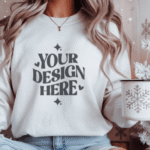 Gildan 18000 Christmas Sweatshirt Mockup