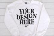 Gildan 18000 Sweatshirt Mockup Bundle - Image 4