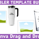 Tumbler Template Canva Editable Bundle